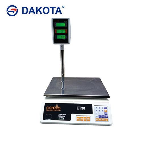 BALANZA PLATAFORMA CAP. 30KG MOD. ET30 CORETTO