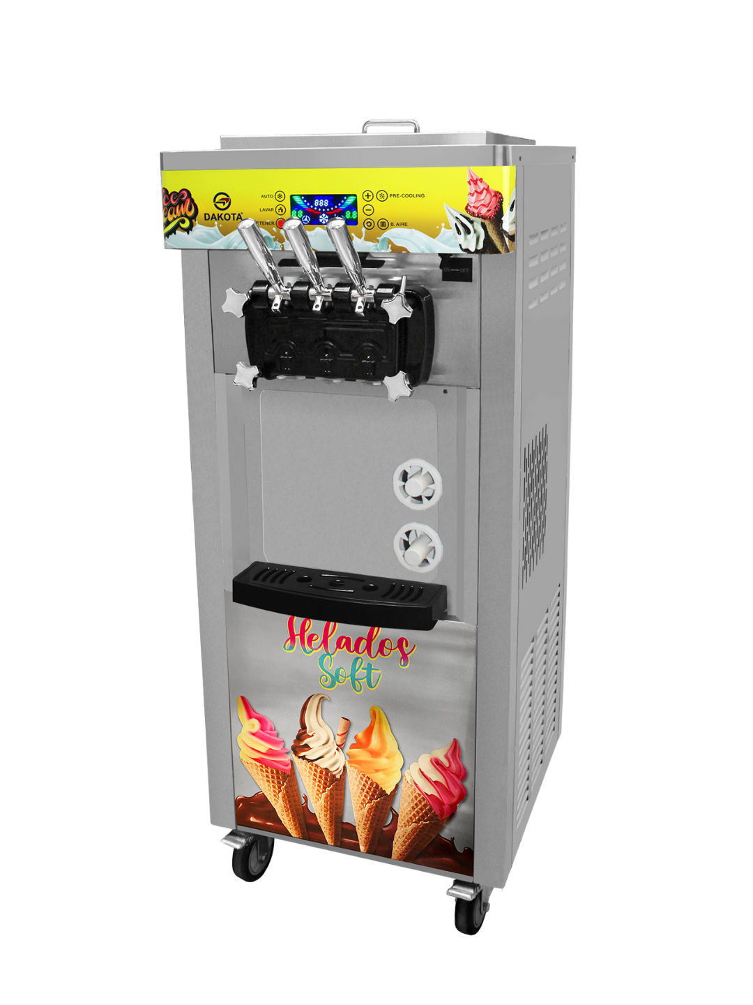 DK-330 | MAQUINA DE HELADO SOFT DE PISO CON SISTEMA&nbsp;PRECOOLING