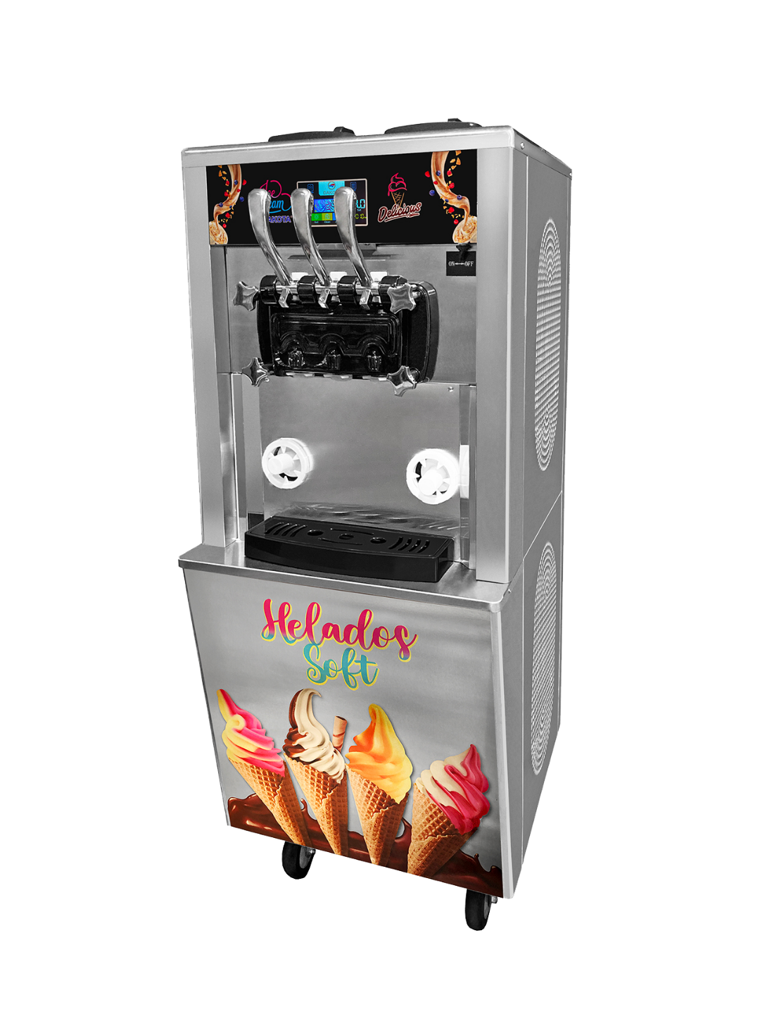 DK-360 | MAQUINA DE HELADO SOFT CON SISTEMA DEFROST, BATIDOR EN TOLVAS Y SISTEMA&nbsp;PRECOOLING